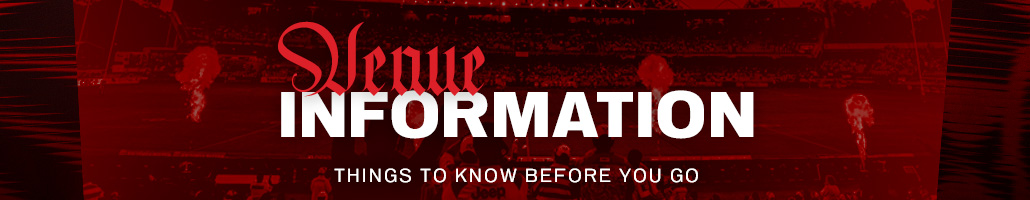 Venue Information — things to know before you go